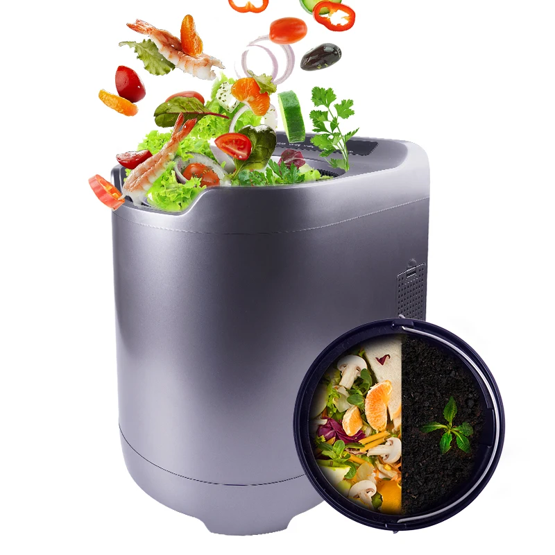 Kitchen Composter Garbage Disposal Removable Food Waste Processor