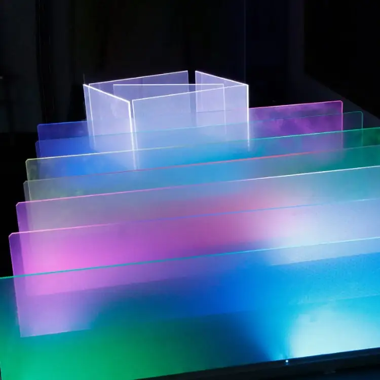 Acrylic Drop ceiling tiles modern artistic hall commercial Suspended Interior decorative led chandelier plexiglass ceiling tiles