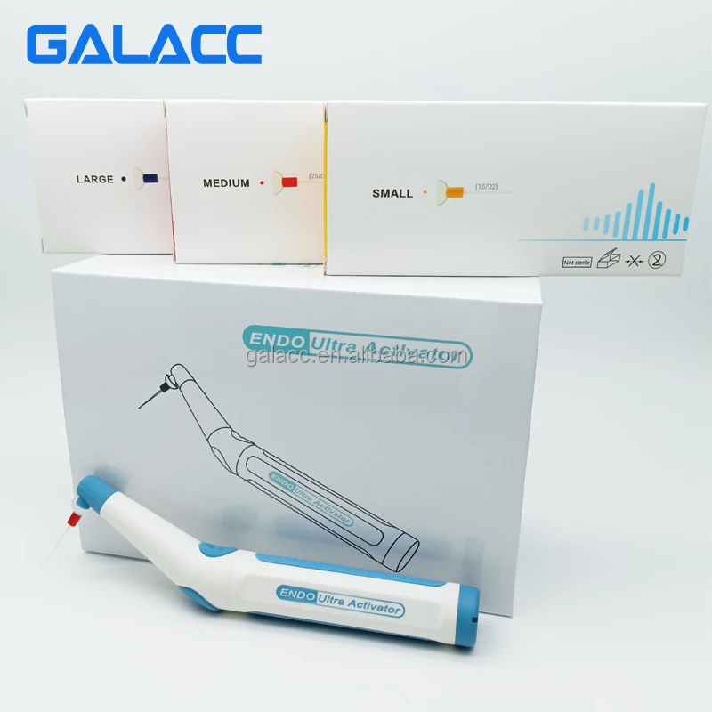 Color Cordless Ultrasonic Activator Handpiece With 60 Tips Wireless Root Canal Endo Ultra Activator Irrigator Machine