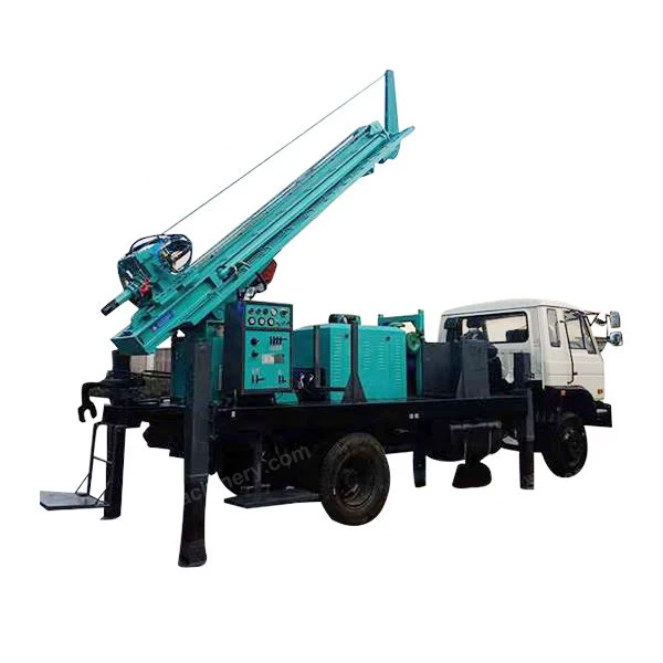 200 Meter Deep Well Drilling Rig Machine / Truck Mounted Water Well Drilling Rig