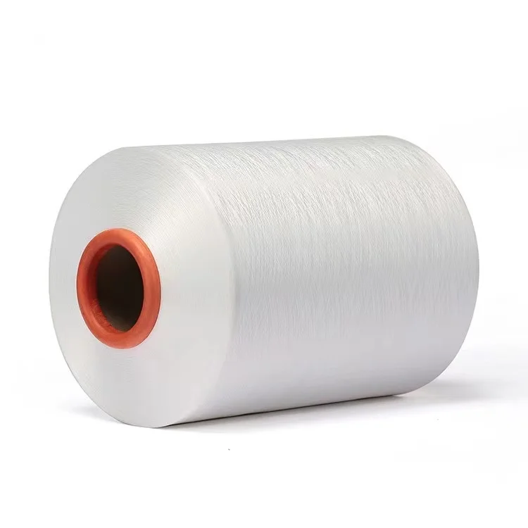 Wholesale High Quality Professional Manufacture Textured 100% Polyster  Raw White Dty Yarn