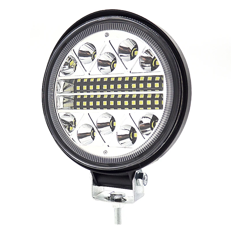 Round LED Offroad Light Spot Flood Combo Beam 10-36v 102w Led Work Fog Lights for Trucks ATV UTV SUV Pickup Boat