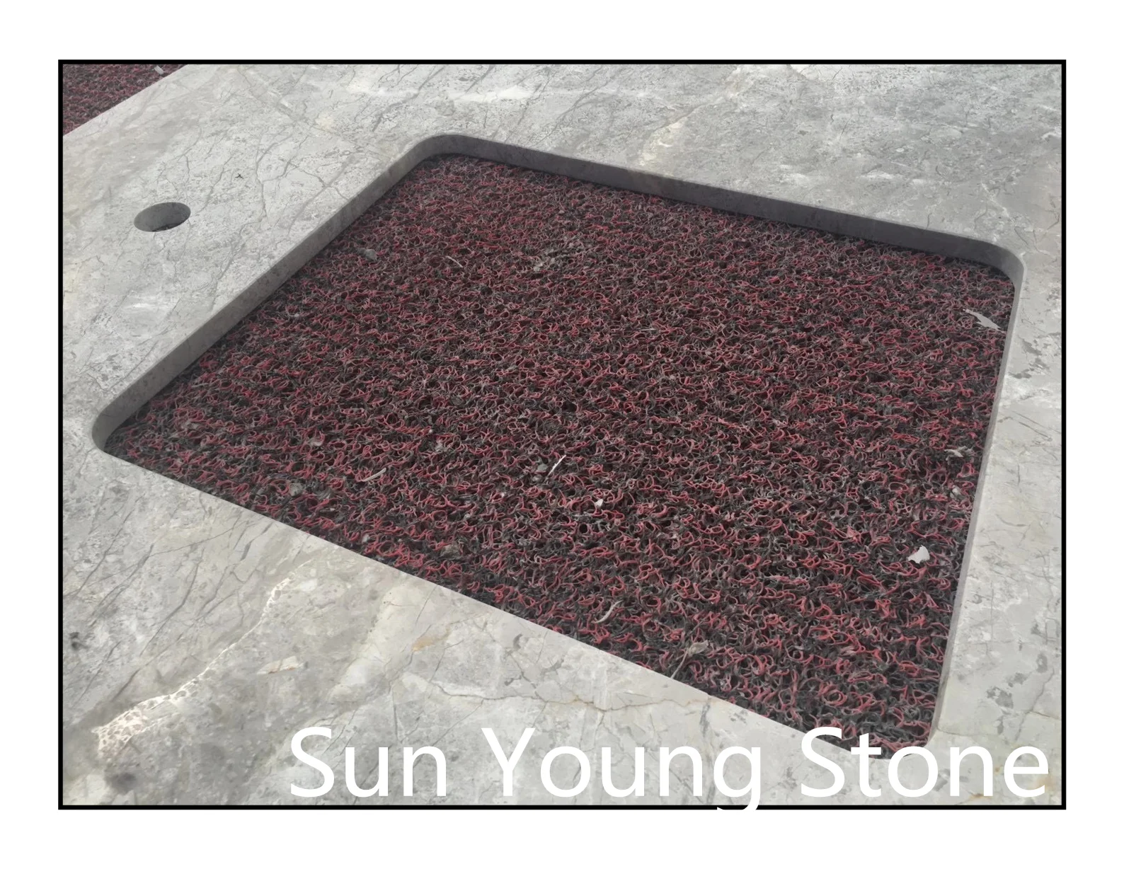 Customized size marble countertop hotel vanity granite top for sell