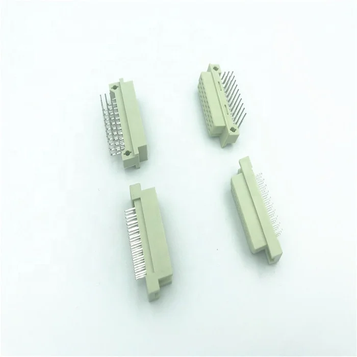 DIN41612 Connector for 2x32 32 64 Pin B Type male female CE ROHS LL1040-1 244 male right angle female straight
