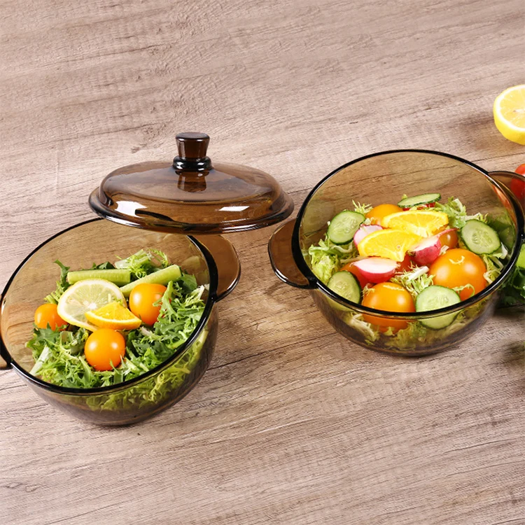 
Unique Design Hot Sale Transparent Cooking Glass Kitchen Pot For 