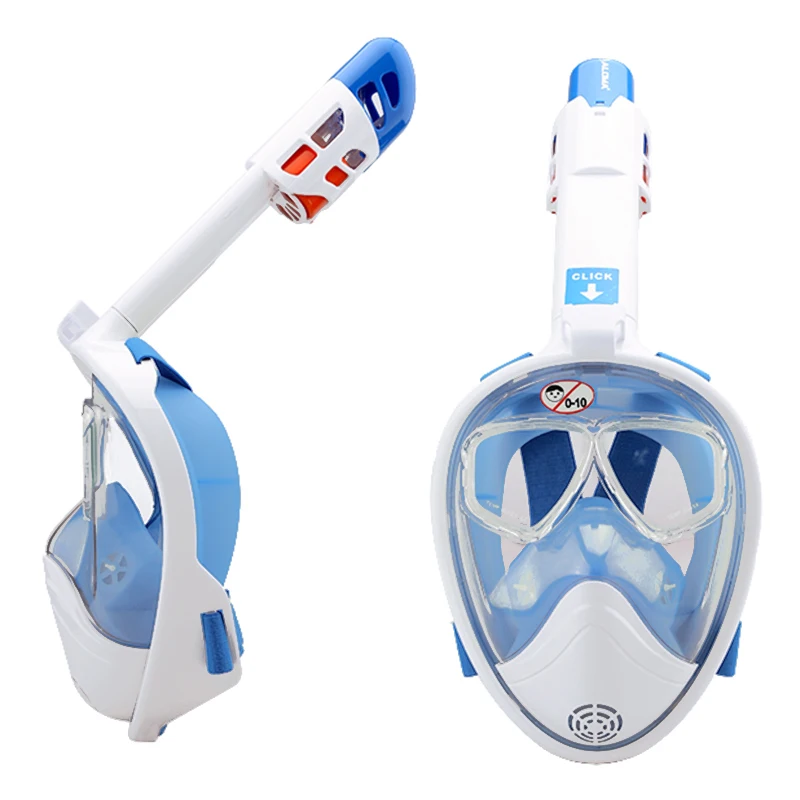 Factory direct Water play equipment Anti fog Leak full face scuba dive snorkeling mask with Camera Mount