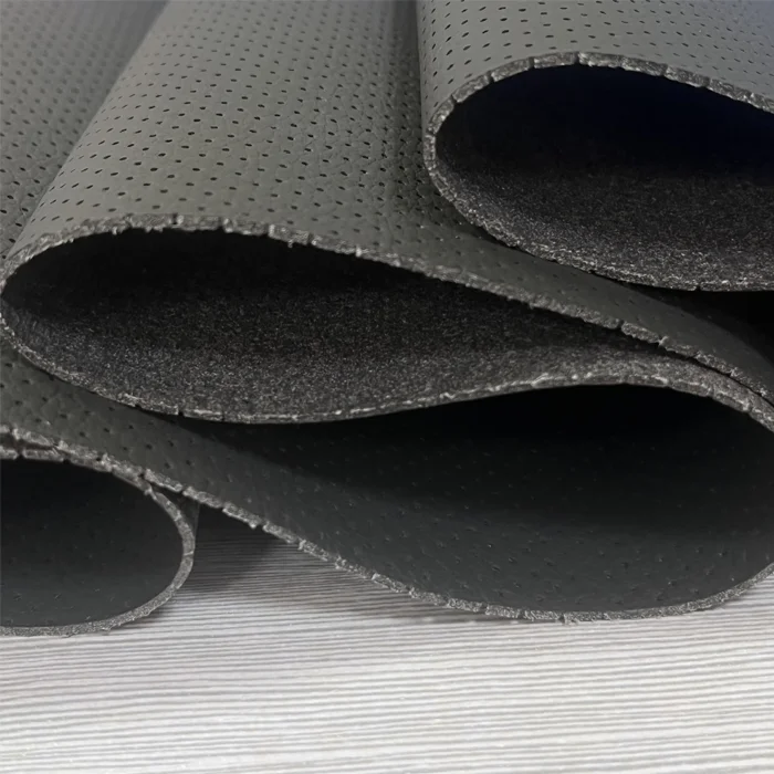 Printed Pu Custom Leather Fabric Design Leather Fabric Perforated Leather Material For Car Seat