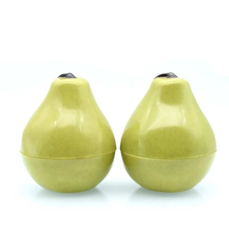 
cosmetic packaging high quality 30g cream plastic bottle cosmetic fruit shape plastic jar for cream 