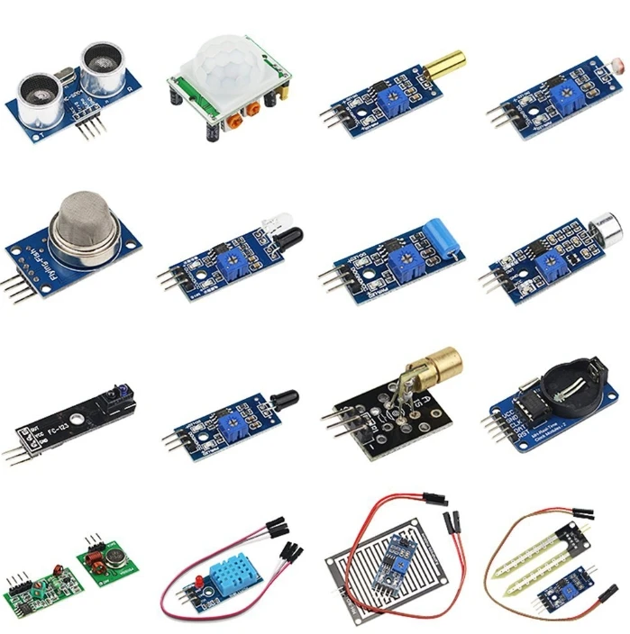 Raspberry PI Sensor kit 16 kinds 37 kinds with  37 sensor kits 45 in 1 sensor kit compatible with Arduino