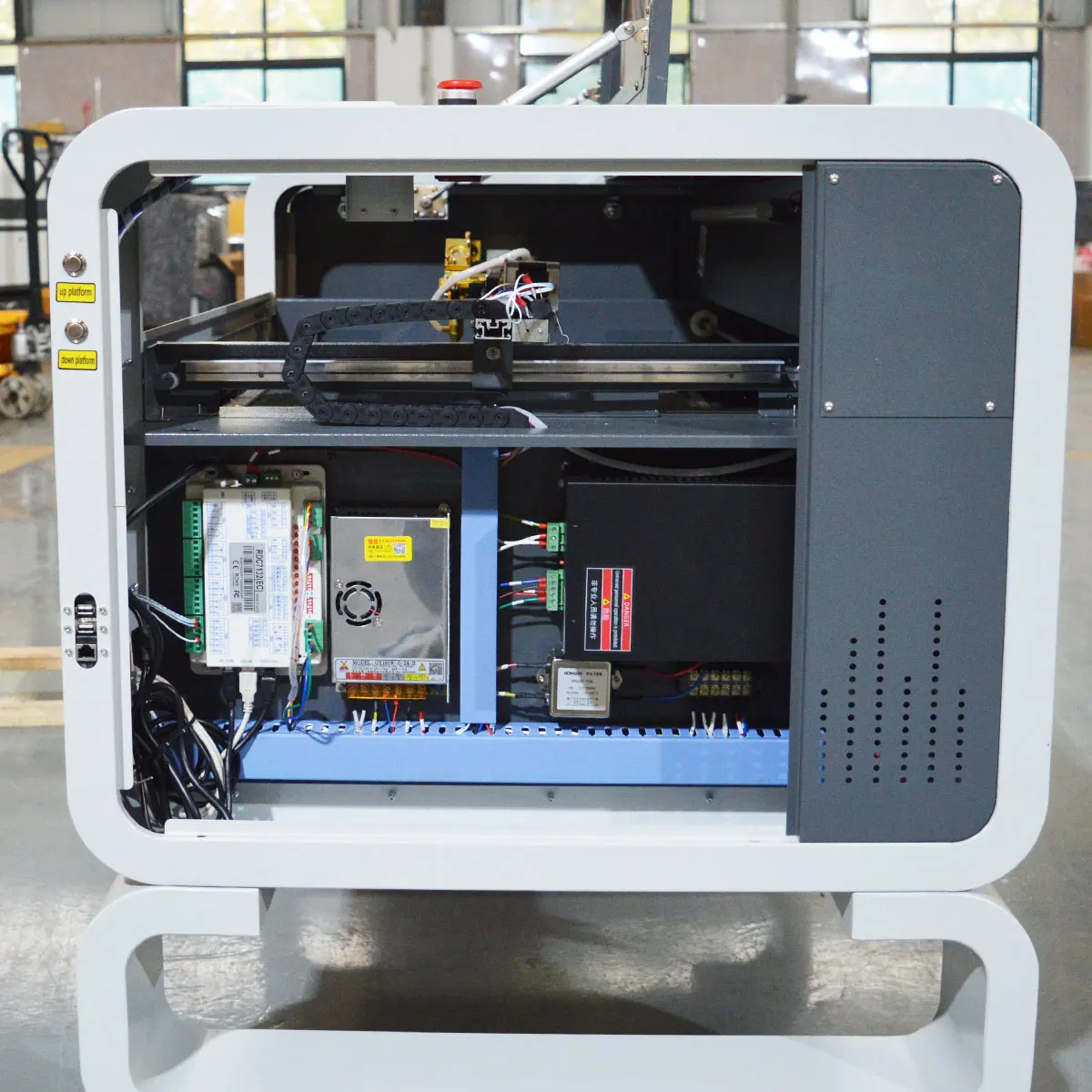 6040 Laser for Wood Rubber Crystal-for Retail and Hotels Supports AI BMP PLT-Engine & Gear Core Components