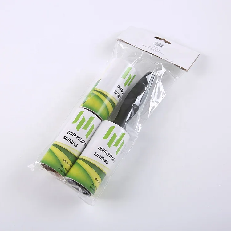 Best seller fur dust good quality  pet hair small plastic pet lint roller refill for cleaning clothes