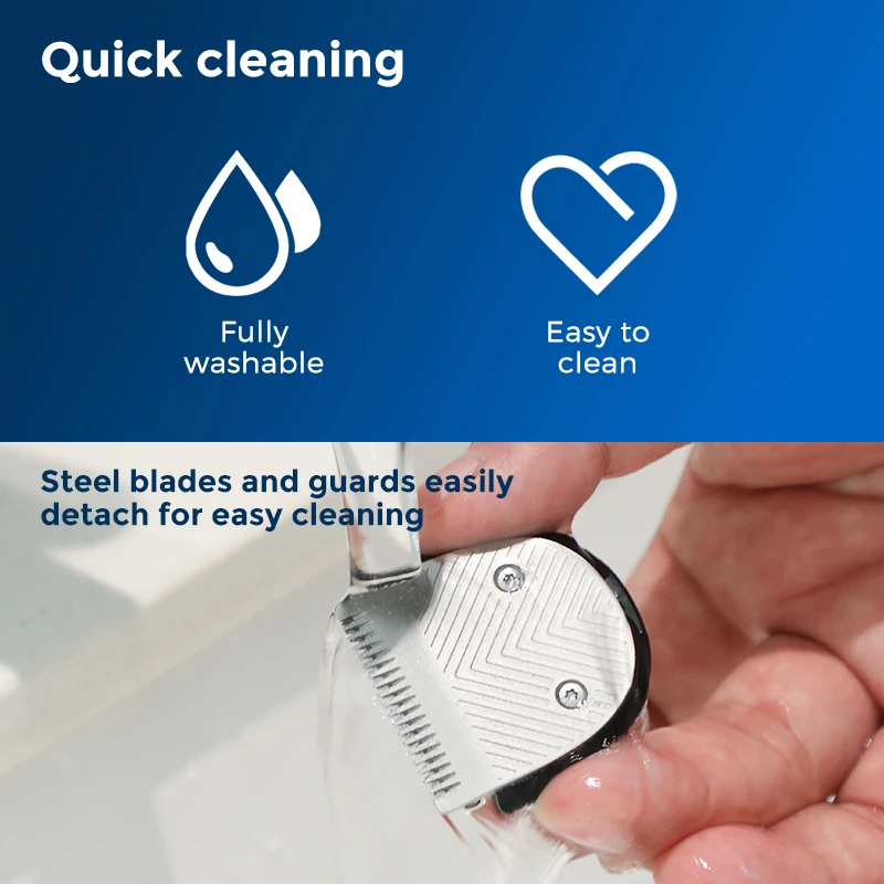 Professional Custom Cordless Skin Safe Hair Trimmer and Beard Trimmer for men