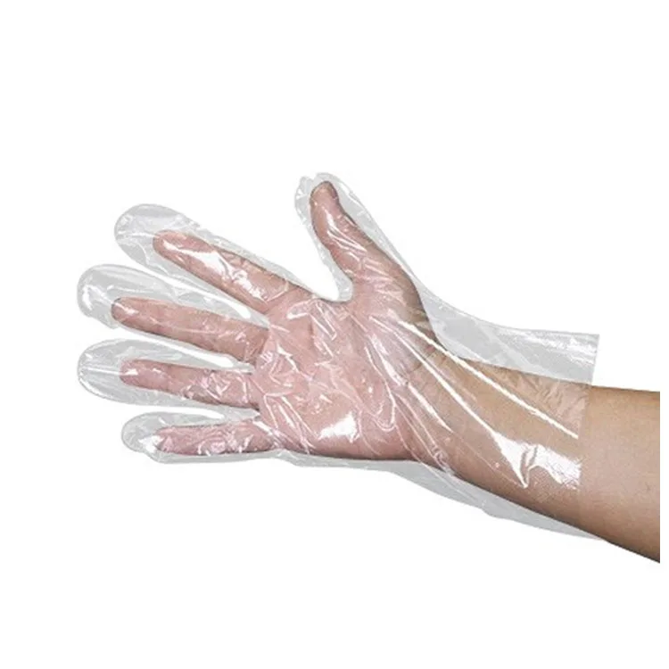 
Manufacturer blue food transparent disposable cpe pe gloves 