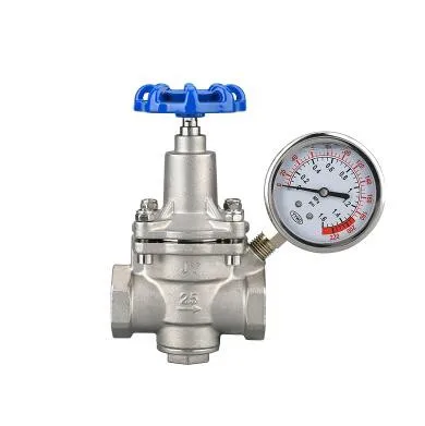 Pressure Reducing Valve with gage pressure relief control valve