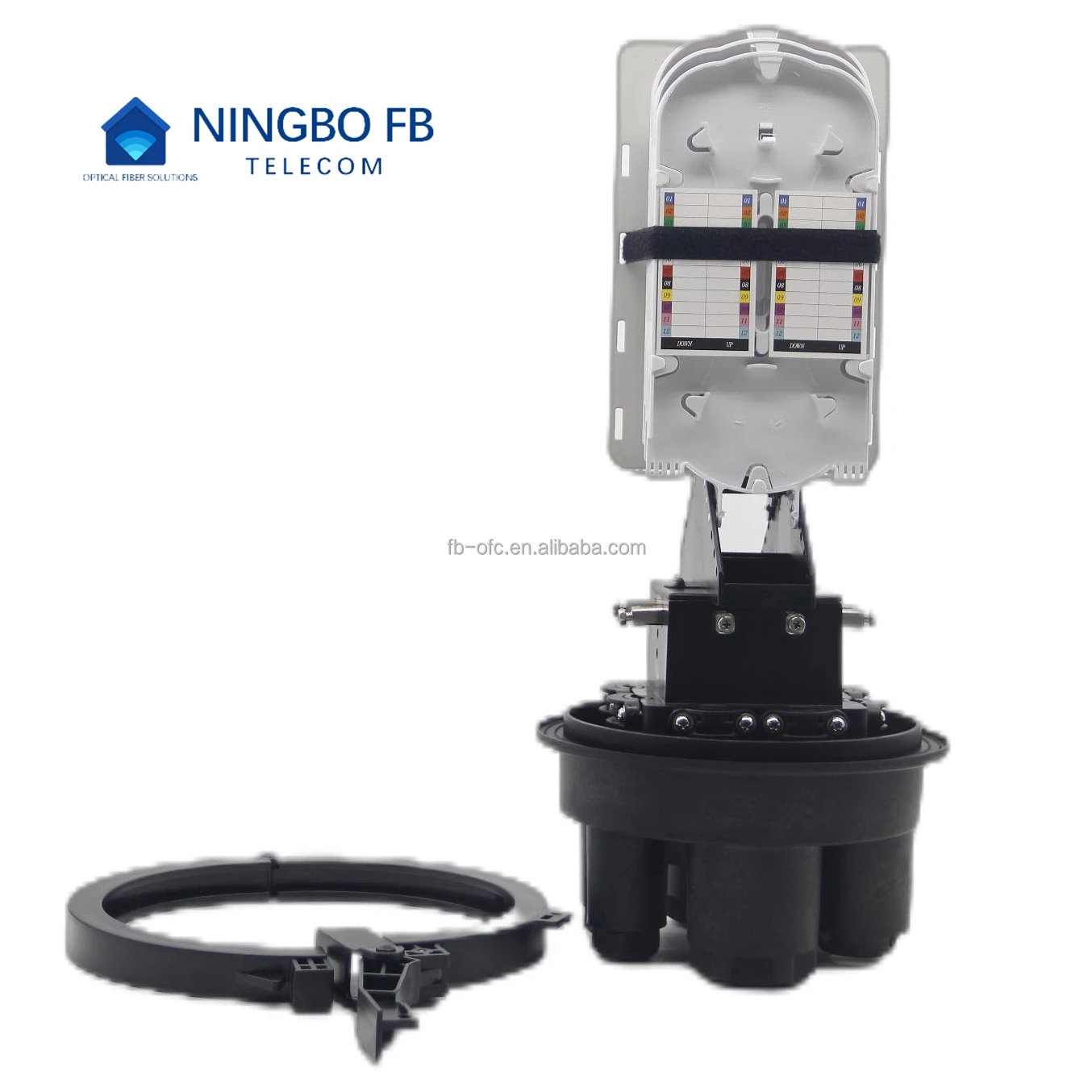 1x32 PLC splitter  Mechanical dome shaped optical fiber optic underground ftth box splice enclosure joint ftth terminal box