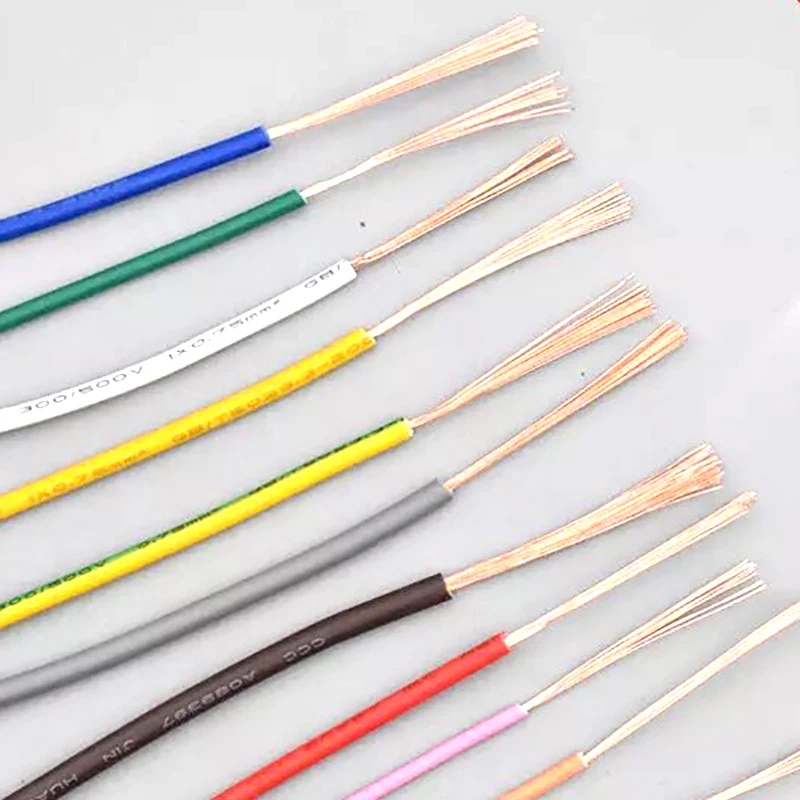 RV 0.3mm2 red black blue green yellow power wire