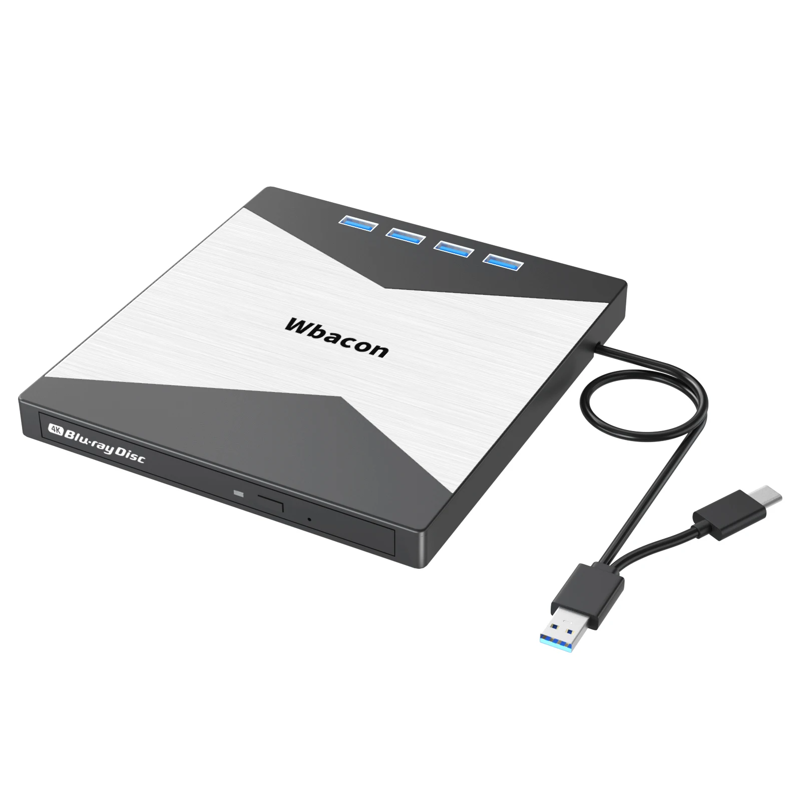 Hot-selling 4K multifunction blue-ray 3D cd dvd bd optical drive cd dvd bd player writer burner 1920*1080P  portable