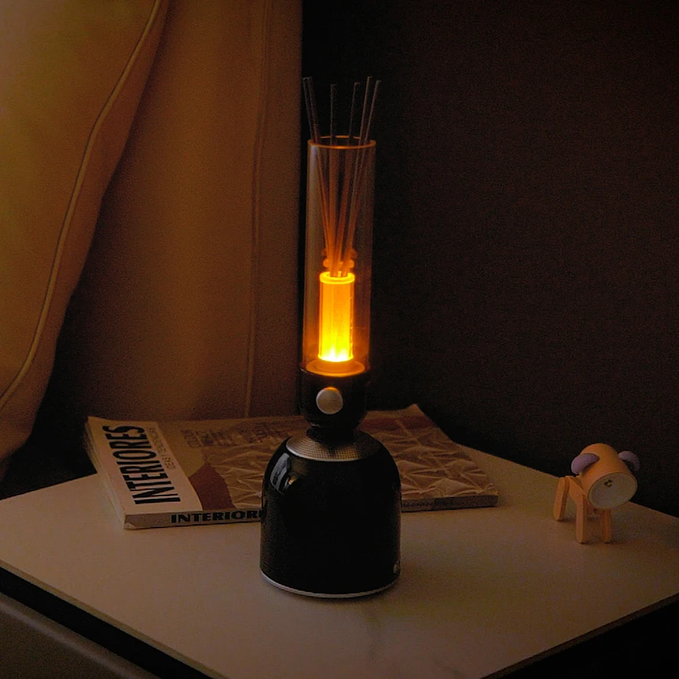 Vintage Feel Lamp: Aromatherapy Diffuser with Wireless Connectivity