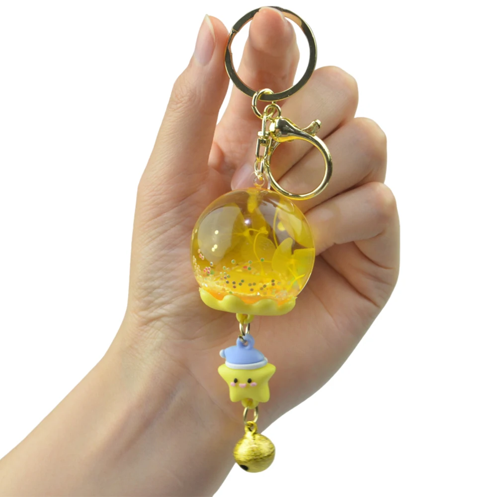 OEM Factory Creative Animals Key Chain Cartoon Acrylic Keychain Pendant Bag Charm Key Ring