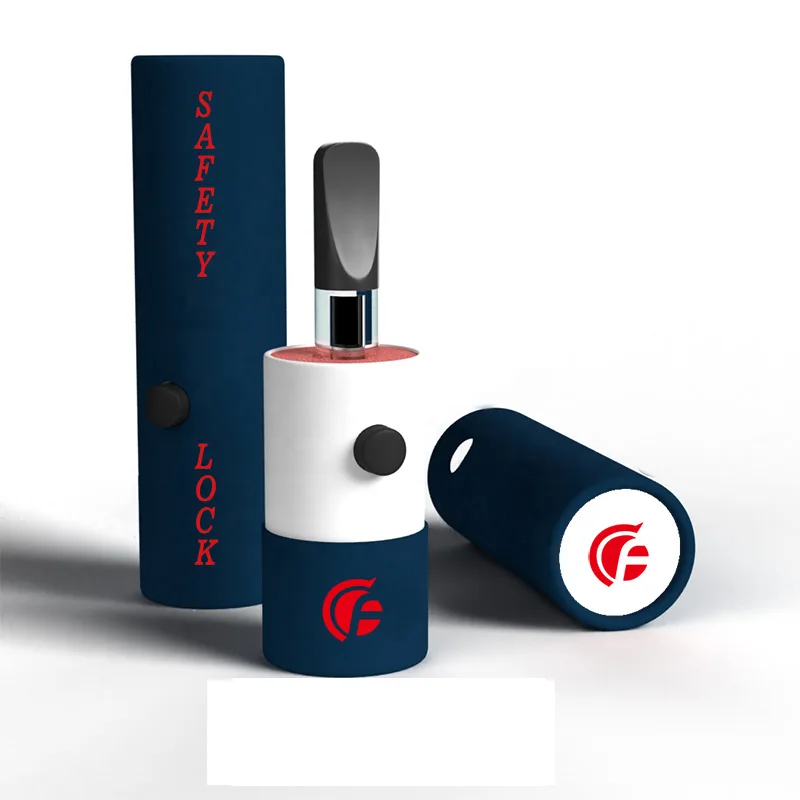 1ml Anti Child proof Safety Lock Resistant proof Cardboard CBD Vaporizer Paper Tube hemp pre roll Vape Pen Cartridge Packaging