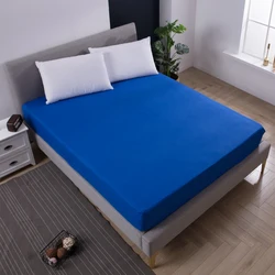 Wholesale Fitted Style Bed Bug Waterproof Mattress Cover Protector Plain