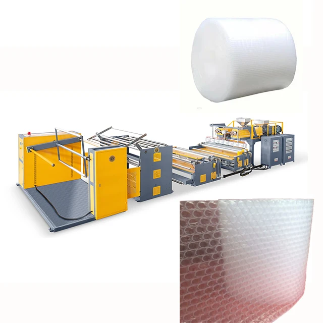 3 screw plastic air power bubble air bubble plastic wrap rolls machine