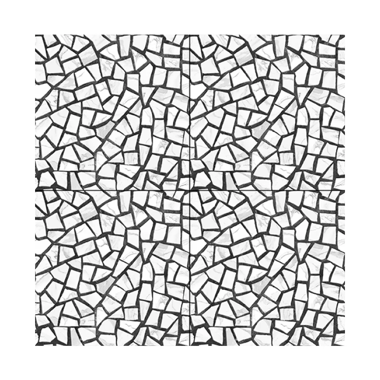 Israel new designs split chip mosaic pattern rustic garden balcony flooring 30*30 customized ceramic exterior tiles