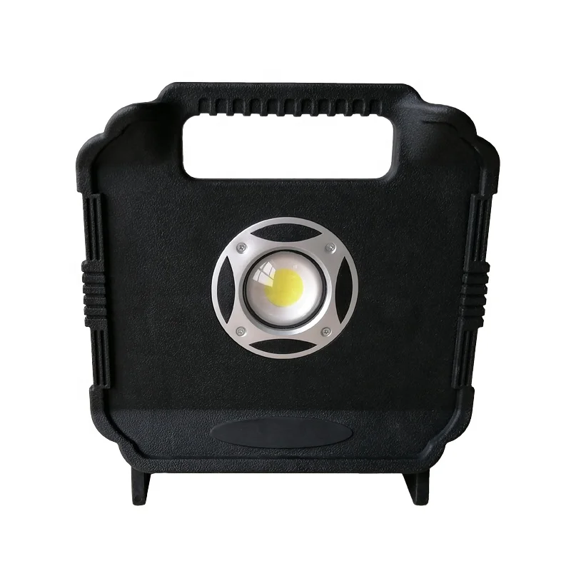 
PA6 charging projection lamp Environmentally-friendly plastic hand lantern magnet adsorbs outdoor lighting LED working lamps 