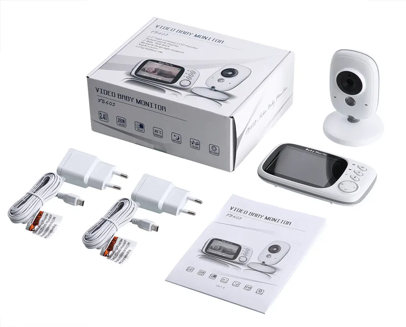 
Night Vision Temperature Babysitter Alarm Vox Function 3.2 inch VB603 Video Babyphone 