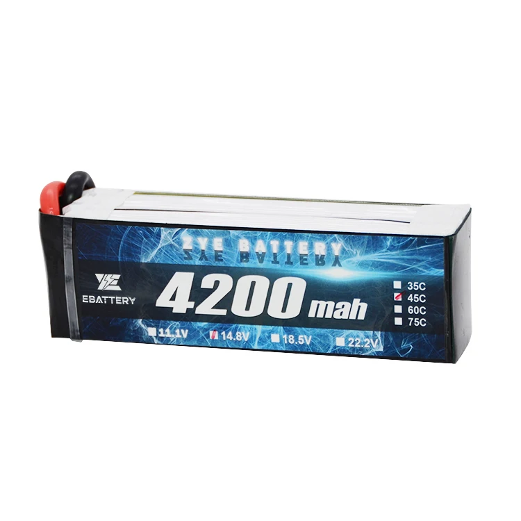 4200mah 4000mah 2s3s4s 14.8v 50c60c small lithium polymer battery