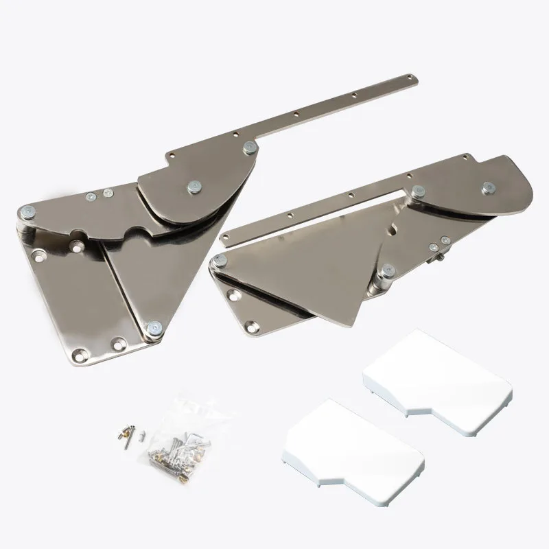 DIY Space Saving Zine alloy Bracket Suspension Folding Dining Flip Desk Connector mechanism Fold Up Table Hinge For Home office