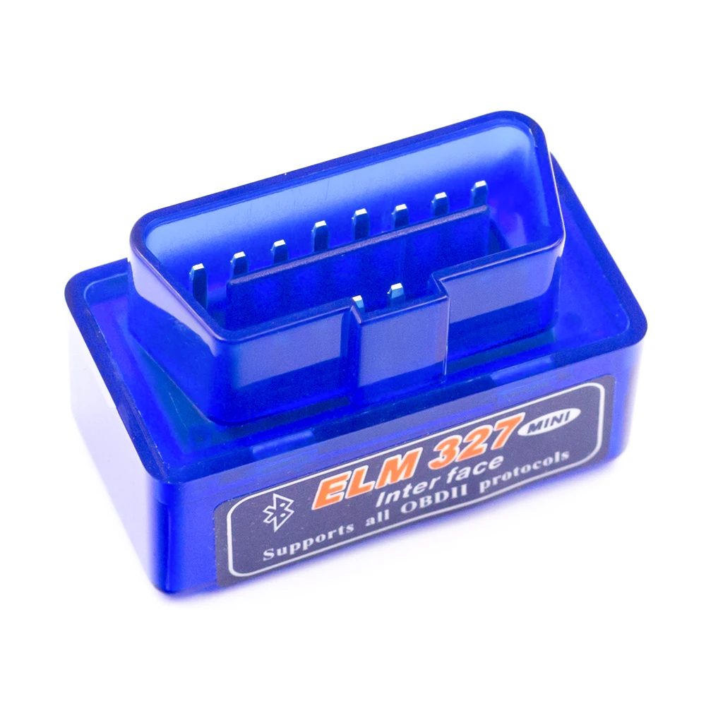 Blue V2.1 Mini Elm327 Obd2 Scanner OBD Car Diagnostic Tool Code Reader For Android Windows Symbian English