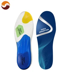 2020 New Design Soft PU PORON Double Shock Absorption TPU arch support insoles