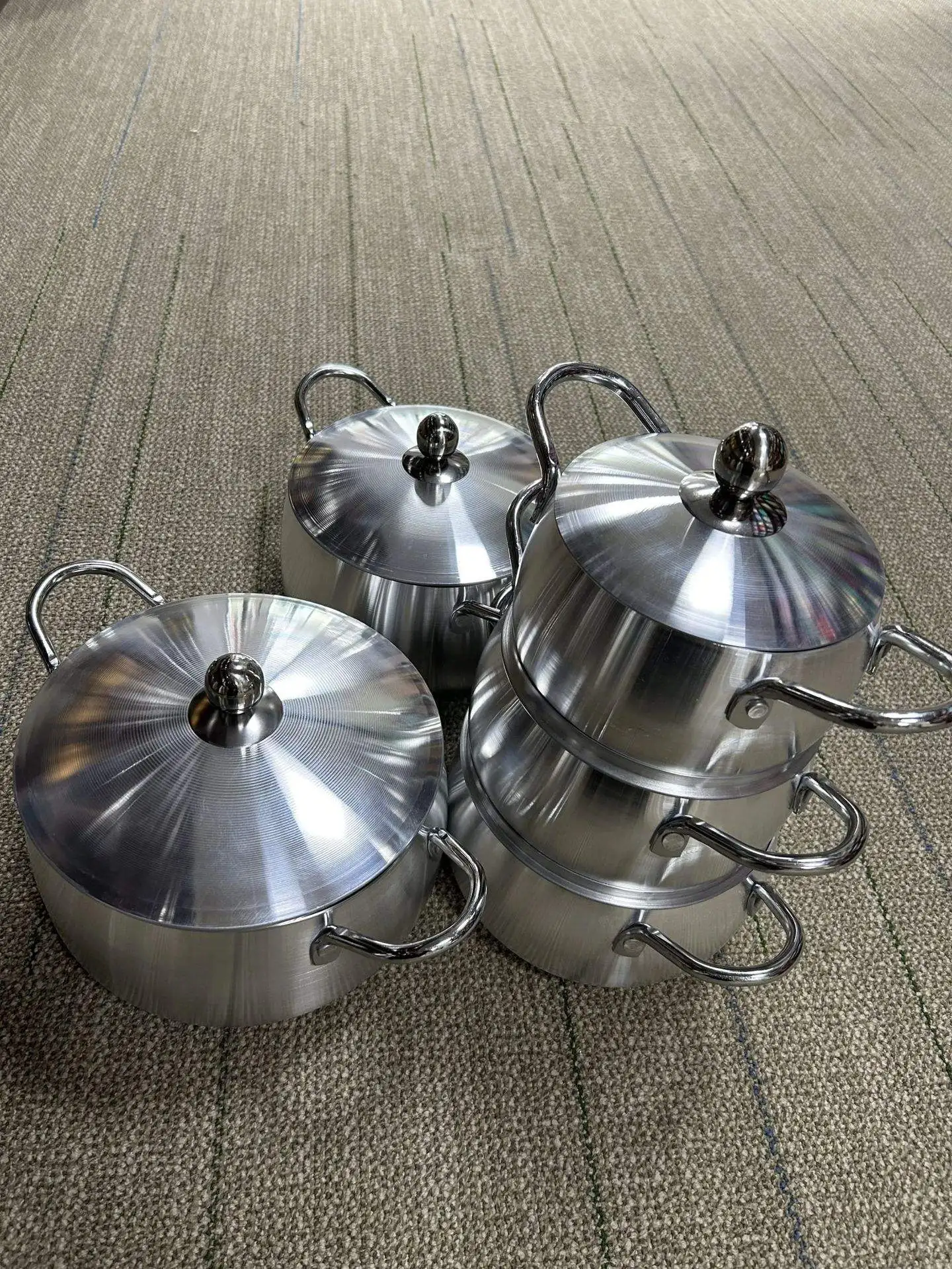 Chinese supplier korean soup pots disposable soup pots cooking pot with mixer