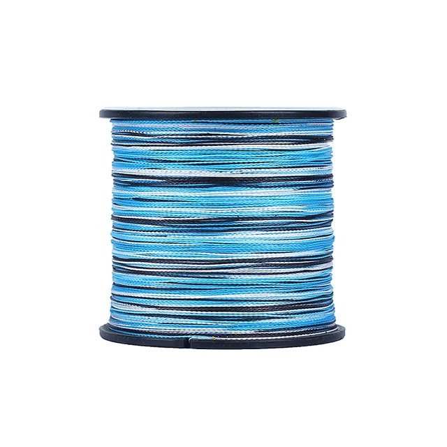 Manufactory wholesale 4 8 9 16 braid fishing threads OEM 300 500 2000 meter 50 lb exsum braided fishing line 40 test