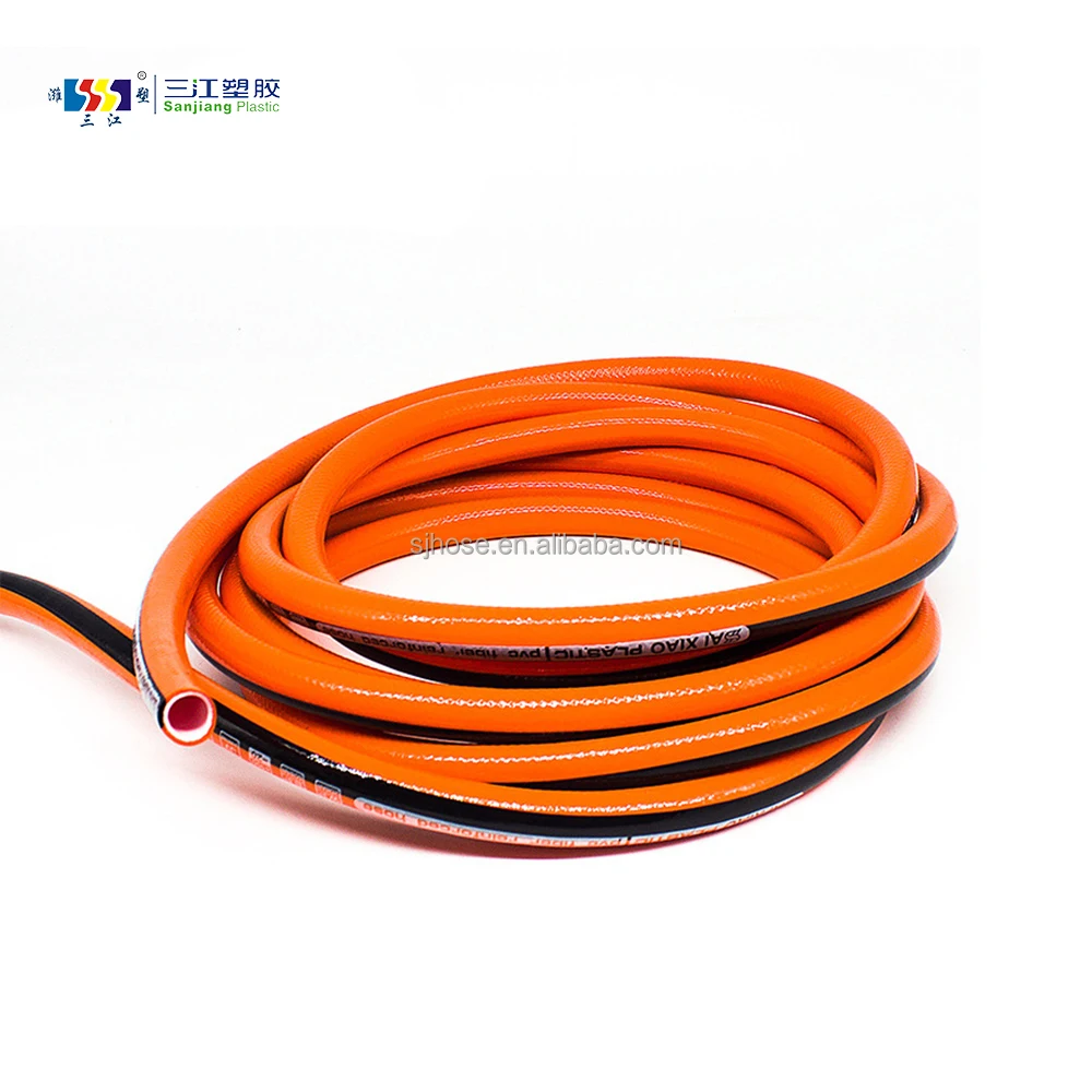 Leak Proof UV  Resistance Durable PVC Garden Hose Car Washing Garden Irrigation PVC Fiber Braided Hose