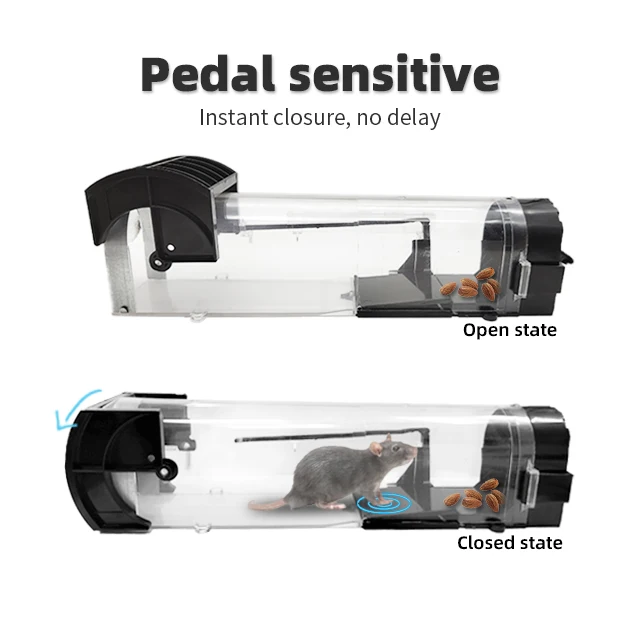 Reusable mouse trap rat No Kill Mice Trap humane rodent mouse trap for Indoor Outdoor