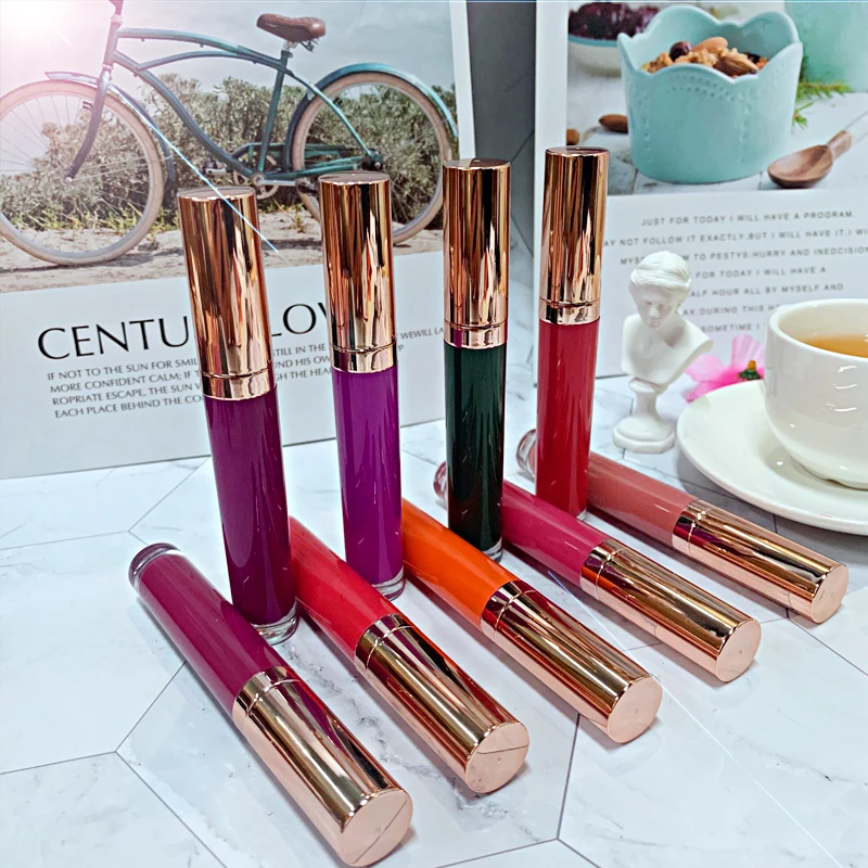 Hot Selling 30 Colors Lipstick Private Label Makeup Cosmetic Custom Matte Lipstick Waterproof Liquid Matte Lipstick