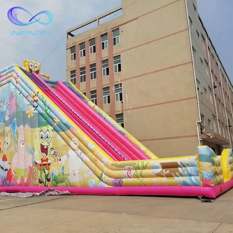 Popular Big Water Slides Inflatable Amusement Park Slide Slip and Slide Waterslide