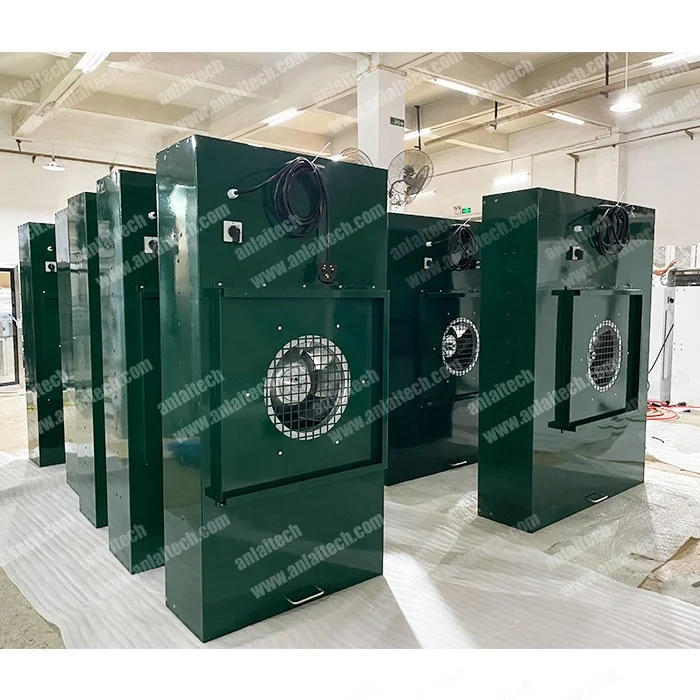 Custom made for UK customers mushroom laminar flow hood FFU with hepa filter