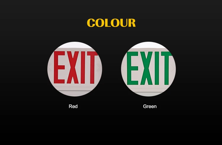 TOP Sale Durable LED Twin Spot Light Emergency Light Combo Exit Sign Emergency Lamp