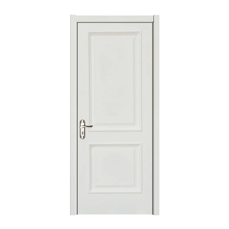 Solid core wood with natural Walnut wood veneer 4-Panel Black Walnut Wood Door withDoor Lining