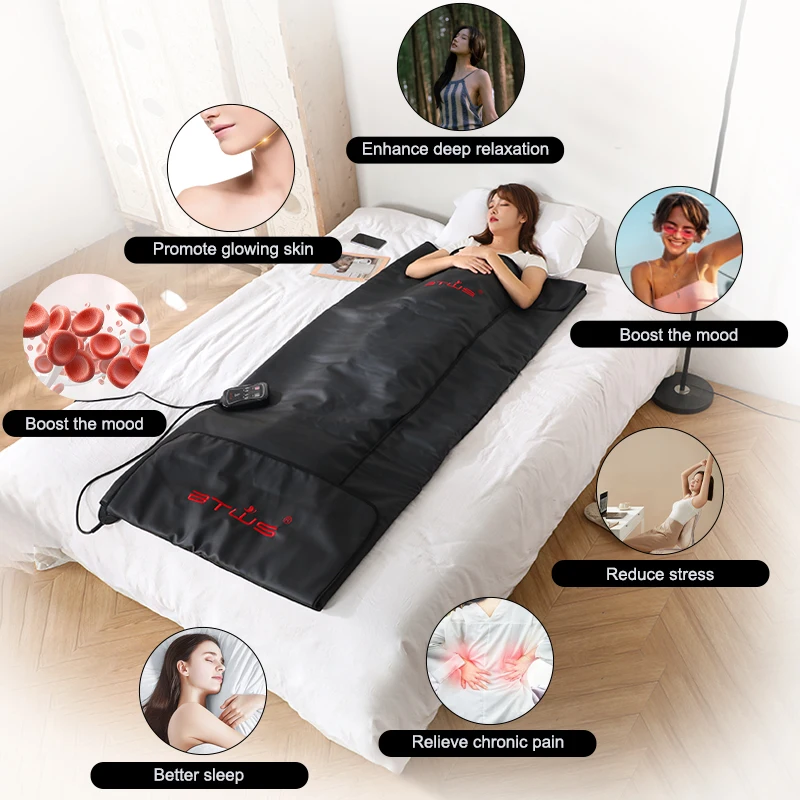 GYZX hot sales PU leather 1 zone detox sauna blanket for women For Body Weight Loss Massage