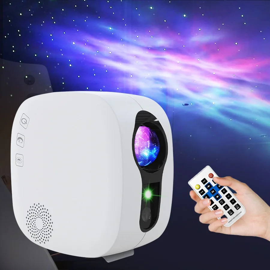 Laser Lights For Night Club All Color Nebula Light Space Lamp Estrella LED Proyector Galaxia Music Voice Star Projector