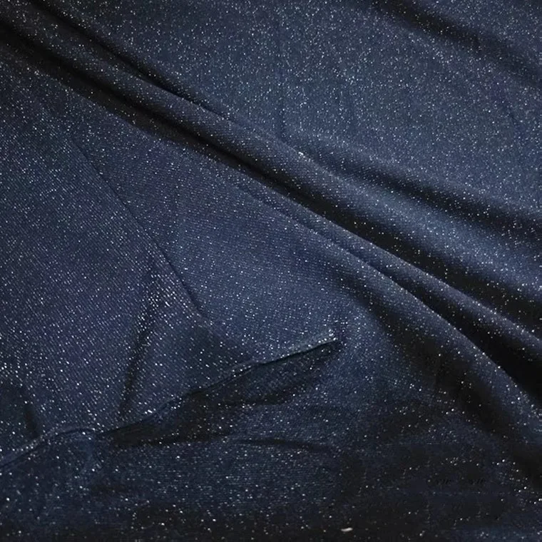 Customized Shimmer Glitter Starry Waterproof Tear Resistant Coated Polyester Pongee