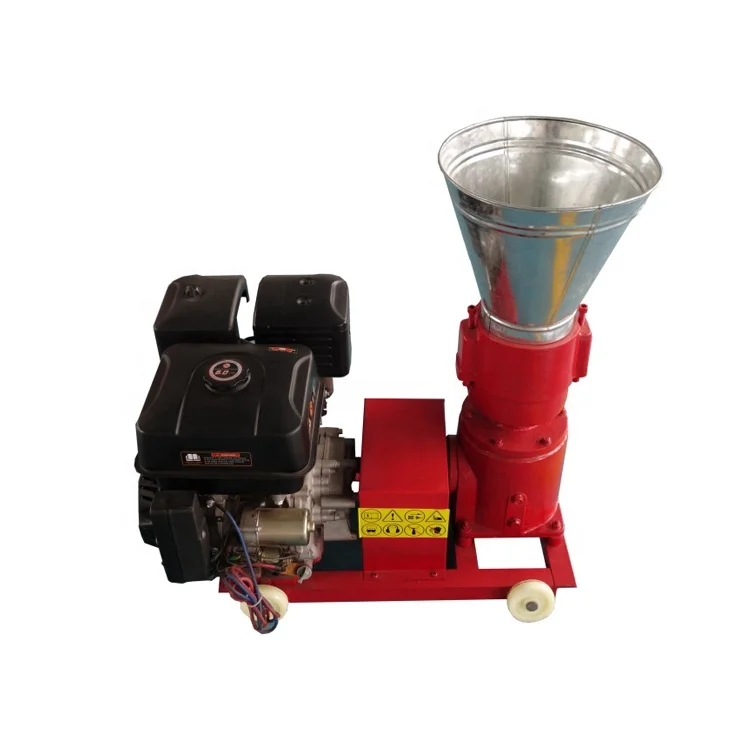 Wholesale price gasoline engine animal feed mill wood pellet machine
