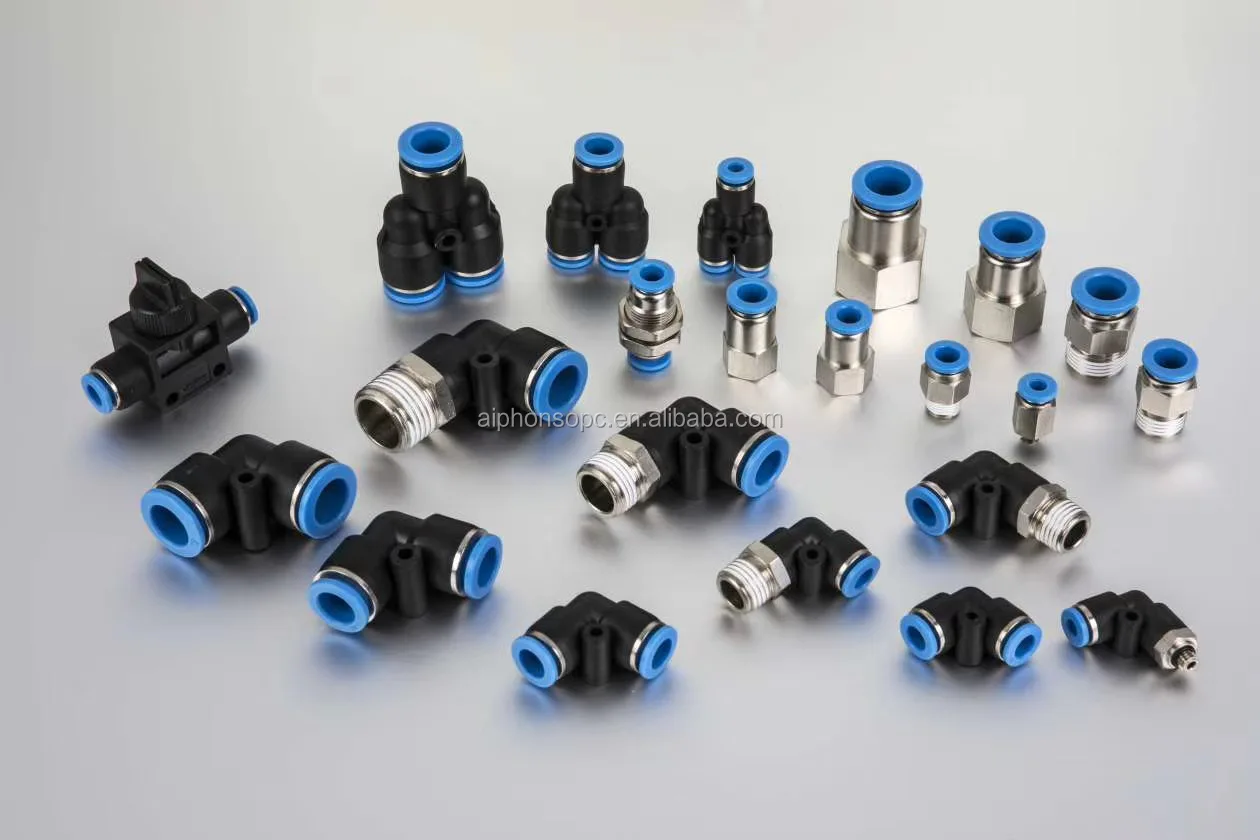 PXG series  pneumatic air connector 5 way quick connecting tube fitting