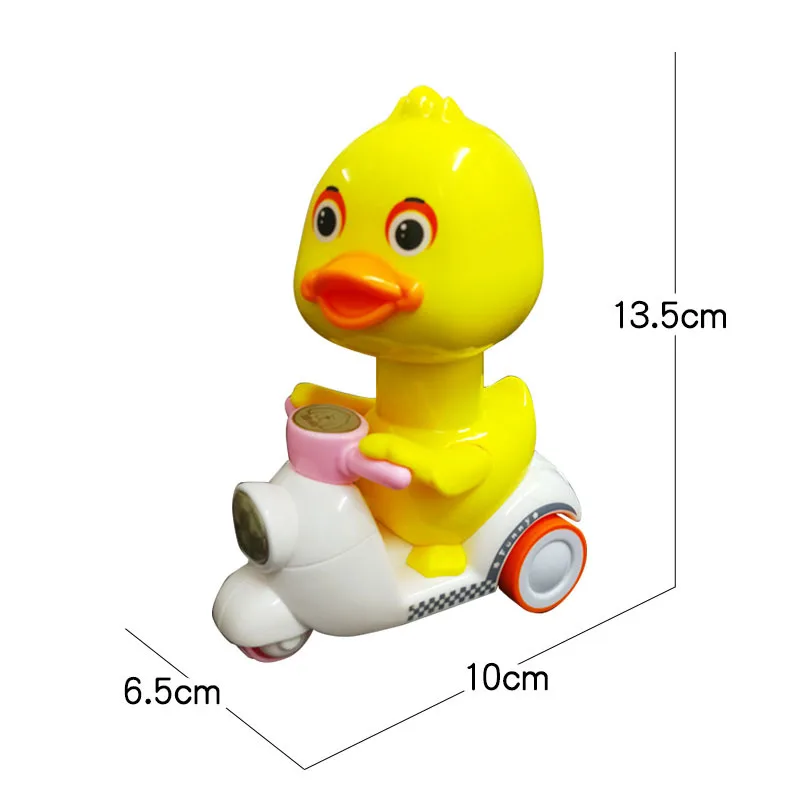 Cartoon Kids Toy Press Duck Motorcycle Child Gift Motorcycle Model Pull Back Inertia Toys