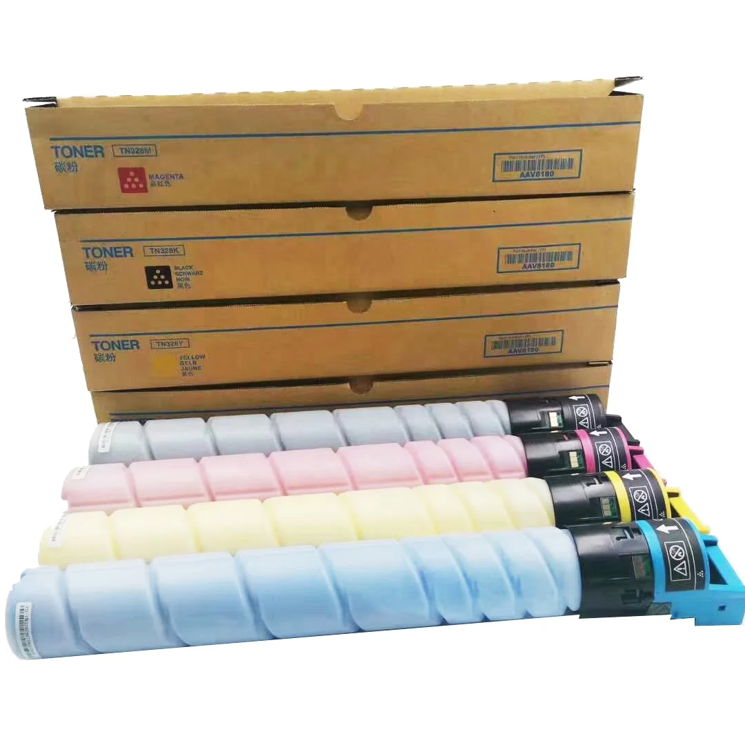 Compatible new toner cartridge TN328 for Konica Minolta Bizhub  C250i C300i C360 250i 300i 360i copier toner cartridges