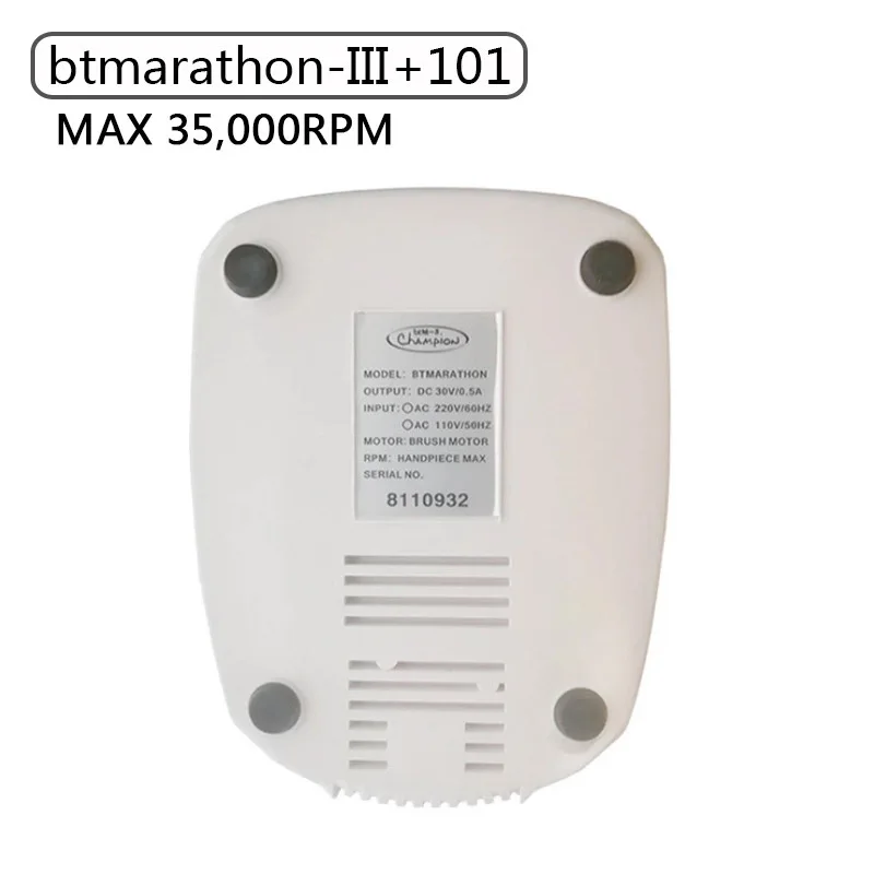 MARATHON Champion 3 +101 PRO Handle Electric Nail Drill 35000RPM STRONG 210 Micro Motor Grinding Machine For Nail Art Tools